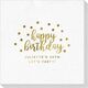 Confetti Dots Happy Birthday Deville Napkins Image 1 of 4