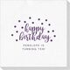 Confetti Dots Happy Birthday Deville Napkins Image 2 of 4