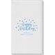 Confetti Dots Happy Birthday Linen Like Guest Towels Image 4 of 4