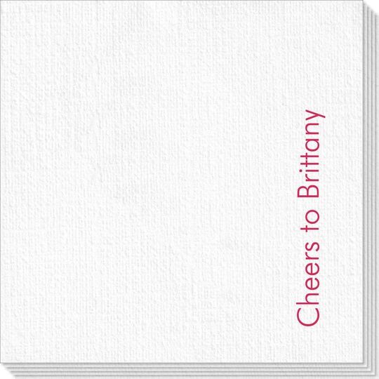 Basic Text of Your Choice Deville Napkins
