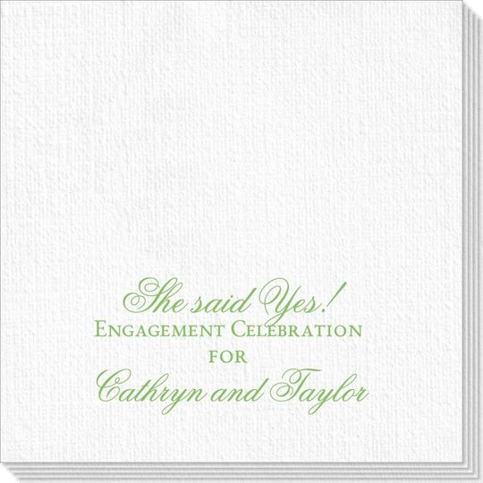 Basic Text of Your Choice Deville Napkins