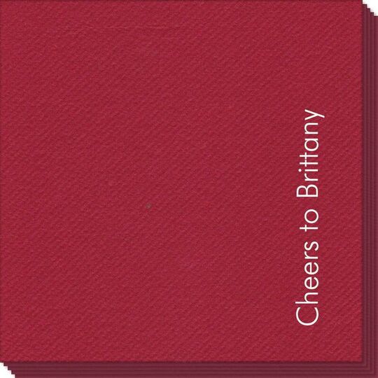 Basic Text of Your Choice Linen Like Napkins