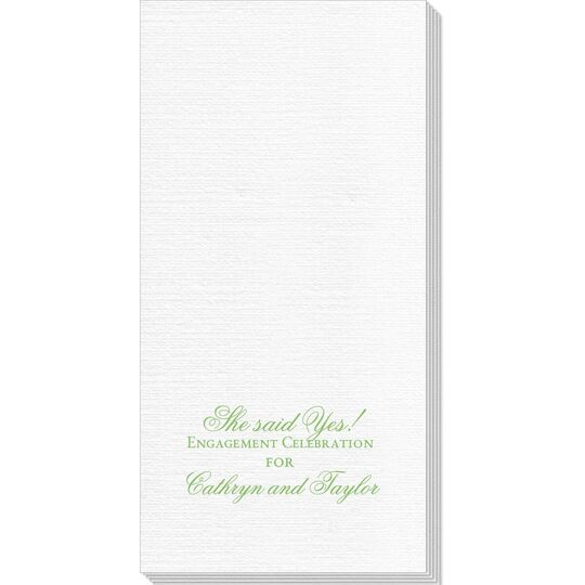 Basic Text of Your Choice Deville Guest Towels