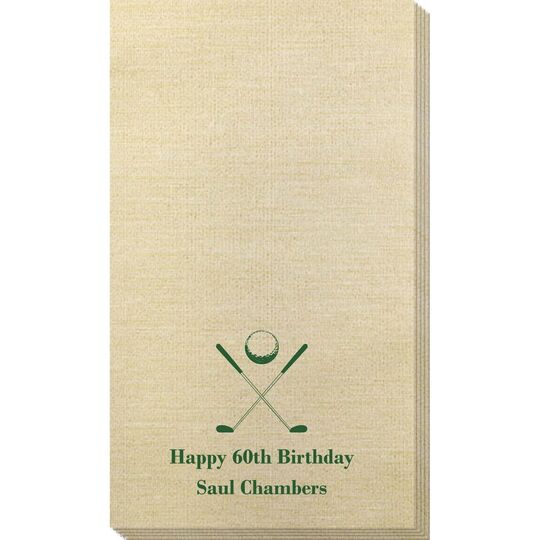 Golf Clubs Bamboo Luxe Guest Towels