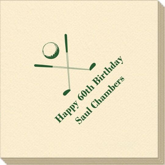Golf Clubs Linen Like Napkins