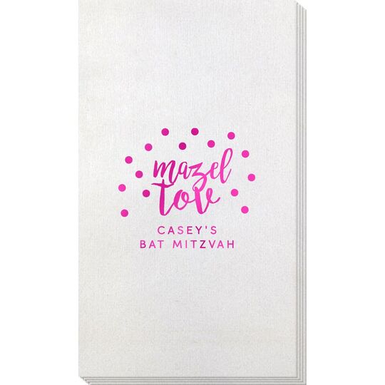 Confetti Mazel Tov Bamboo Luxe Guest Towels