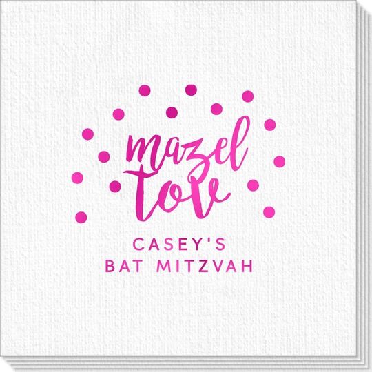Confetti Mazel Tov Deville Napkins