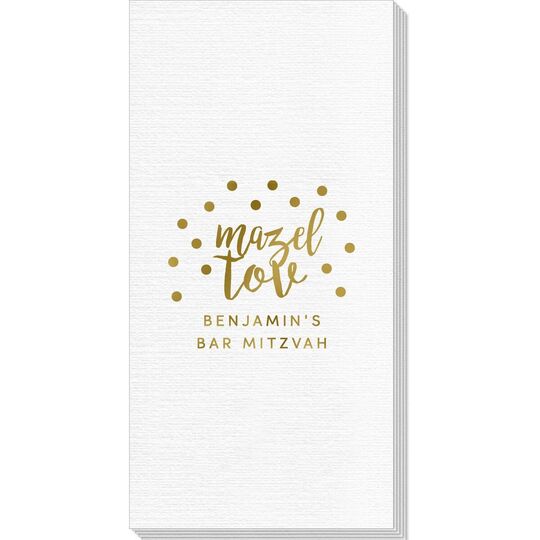 Confetti Mazel Tov Deville Guest Towels