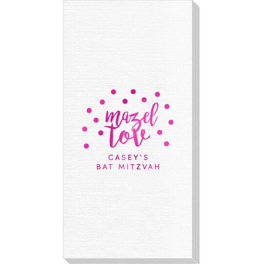 Confetti Mazel Tov Deville Guest Towels