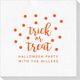 Confetti Dots Trick or Treat Deville Napkins Image 2 of 2