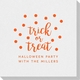 Confetti Dots Trick or Treat Linen Like Napkins Image 2 of 2