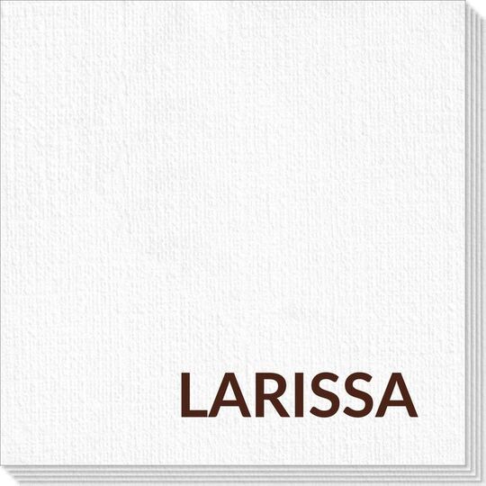 Big Bold Name Deville Napkins