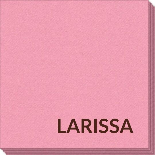 Big Bold Name Linen Like Napkins