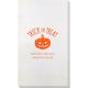 Trick or Treat Pumpkin Bamboo Luxe Guest Towels Image 2 of 2