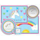 Unicorn Over The Rainbow 4-Piece Dinnerware Set Image 1 of 5