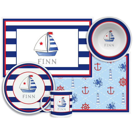 Set Sail 4-Piece Dinnerware Set