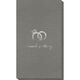 Wedding Rings Bamboo Luxe Guest Towels Image 3 of 3