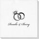 Wedding Rings Deville Napkins Image 2 of 3