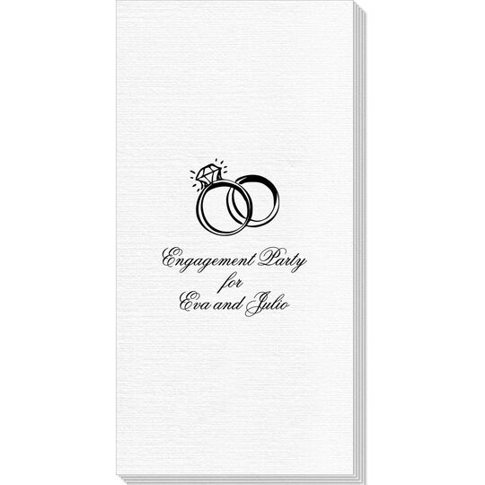 Wedding Rings Deville Guest Towels