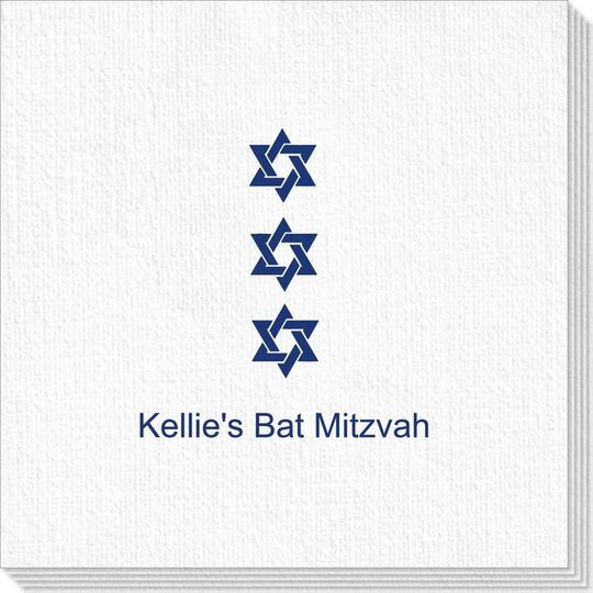 Star of David Row Deville Napkins