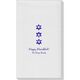 Star of David Row Linen Like Guest Towels Image 2 of 2