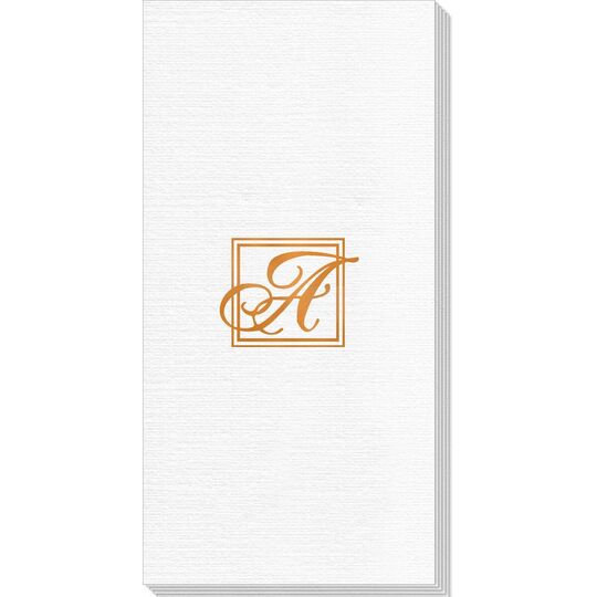 Framed Initial Deville Guest Towels