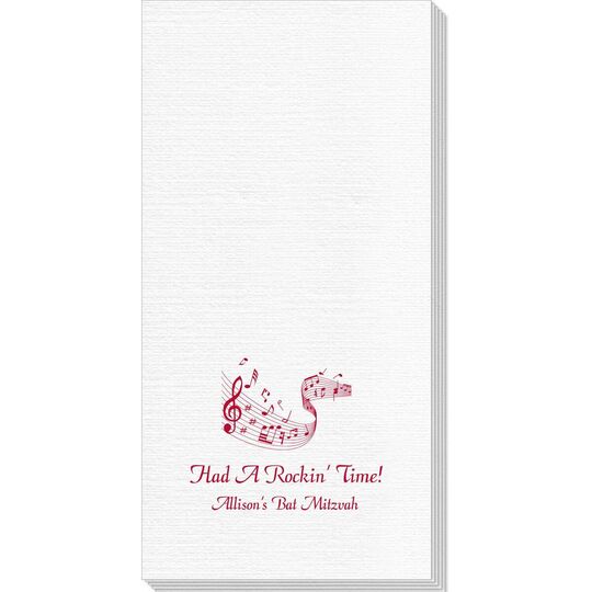 Musical Staff Deville Guest Towels