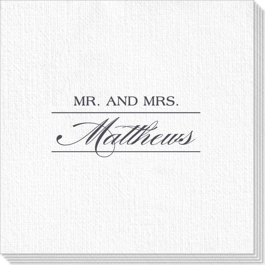 Mr. and Mrs. Deville Napkins