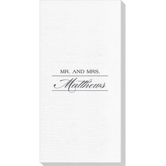 Mr. and Mrs. Deville Guest Towels