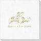 Elegant 50 Golden Years Deville Napkins Image 1 of 2