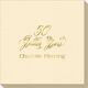 Elegant 50 Golden Years Linen Like Napkins Image 2 of 2