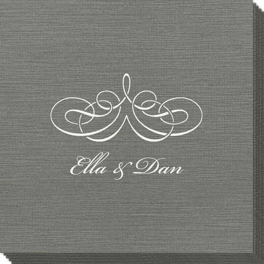 Magnificent Scroll Bamboo Luxe Napkins