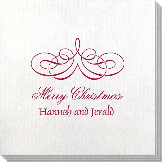 Magnificent Scroll Bamboo Luxe Napkins