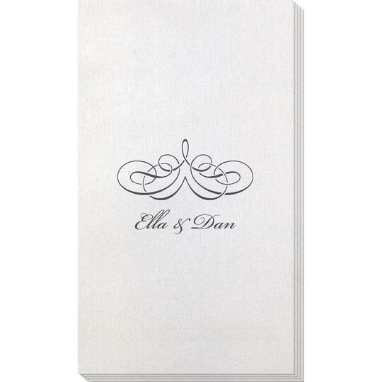 Magnificent Scroll Bamboo Luxe Guest Towels