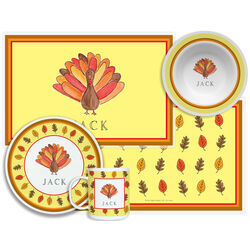 Tom Turkey 4-Piece Dinnerware Set