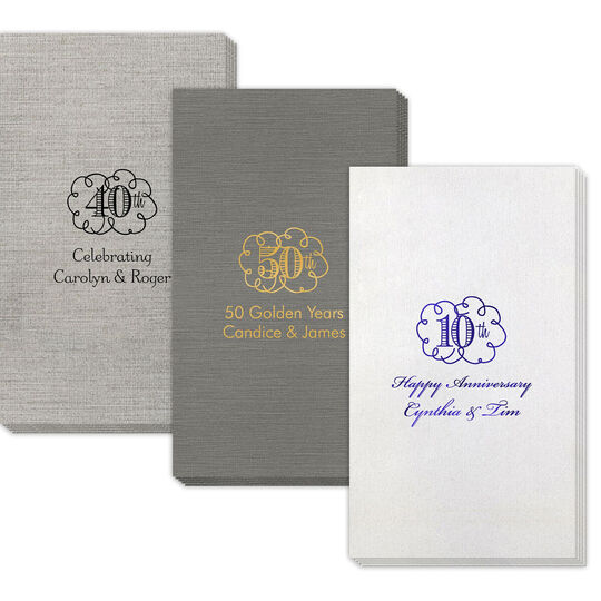 Pick Your Own Fun Scroll Bamboo Luxe Guest Towels