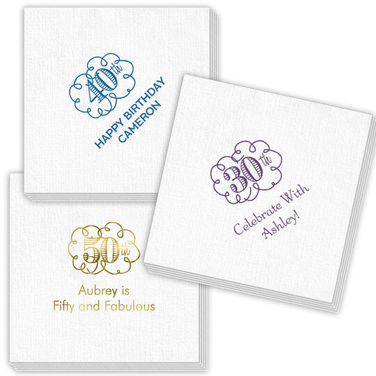 Pick Your Own Fun Scroll Deville Napkins