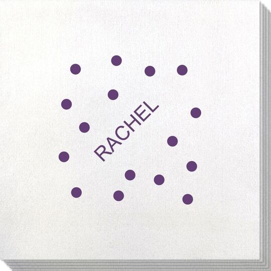 Confetti Dot Party Bamboo Luxe Napkins