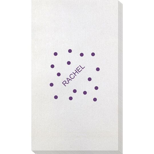 Confetti Dot Party Bamboo Luxe Guest Towels