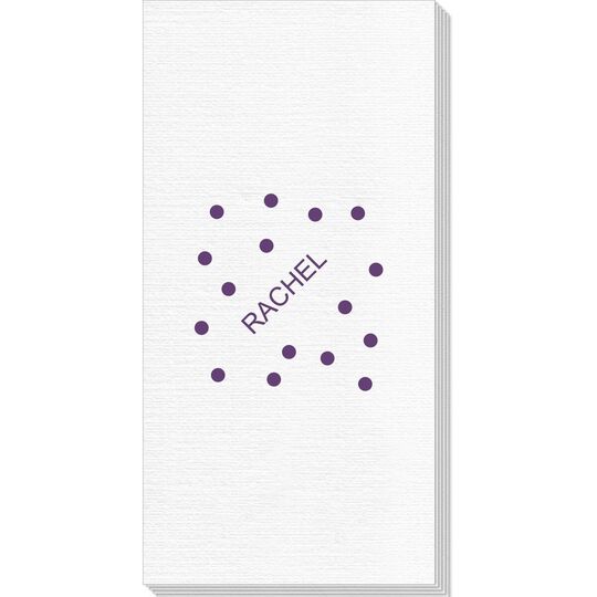 Confetti Dot Party Deville Guest Towels