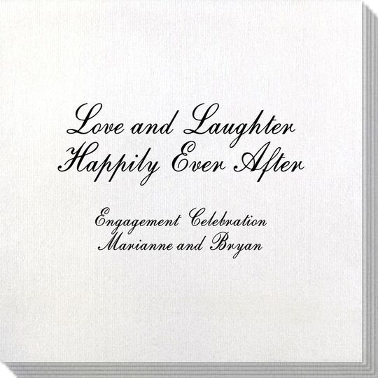 Love and Laughter Bamboo Luxe Napkins