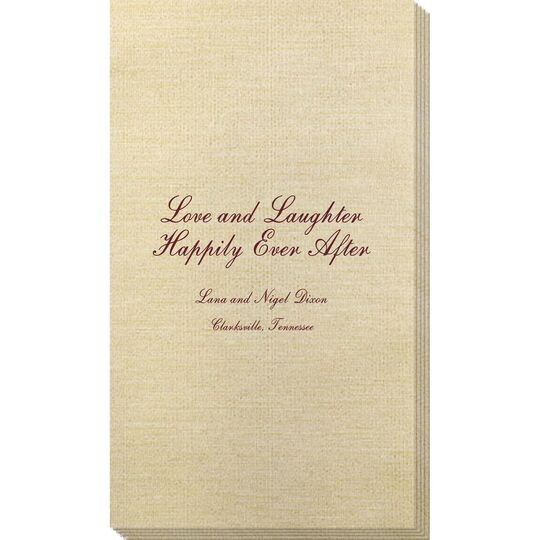 Love and Laughter Bamboo Luxe Guest Towels