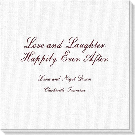 Love and Laughter Deville Napkins