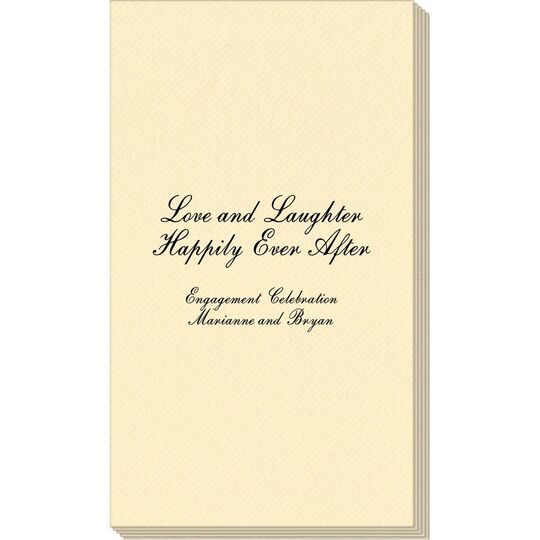 Love and Laughter Linen Like Guest Towels