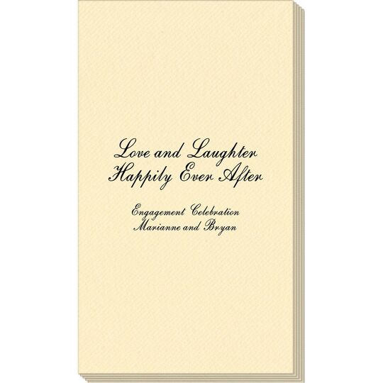 Love and Laughter Linen Like Guest Towels