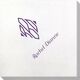 Shaped Diamond Monogram with Text Bamboo Luxe Napkins Image 2 of 2