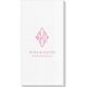 Shaped Diamond Monogram with Text Deville Guest Towels Image 1 of 2