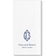 Shaped Oval Monogram with Text Deville Guest Towels Image 1 of 2
