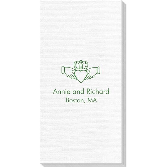 Traditional Irish Claddaugh Deville Guest Towels