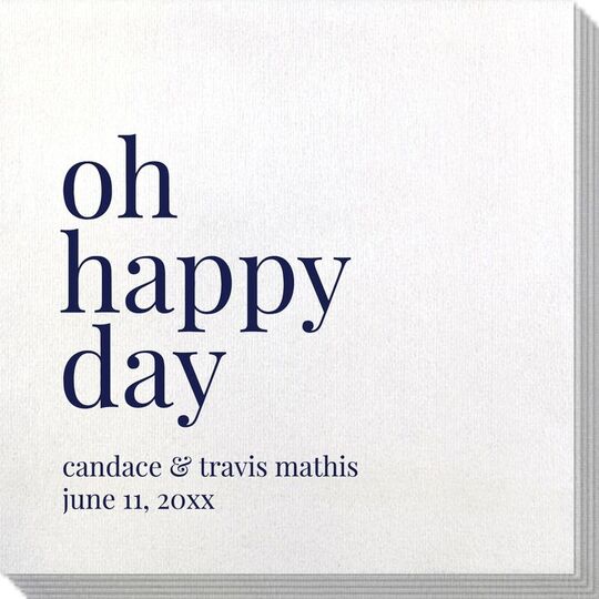 Oh Happy Day Bamboo Luxe Napkins